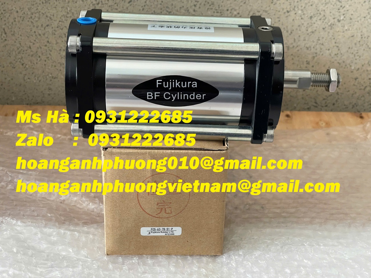 Fujikura FCS-63-78-S1-P xi lanh khí nén - hiệu suất cao